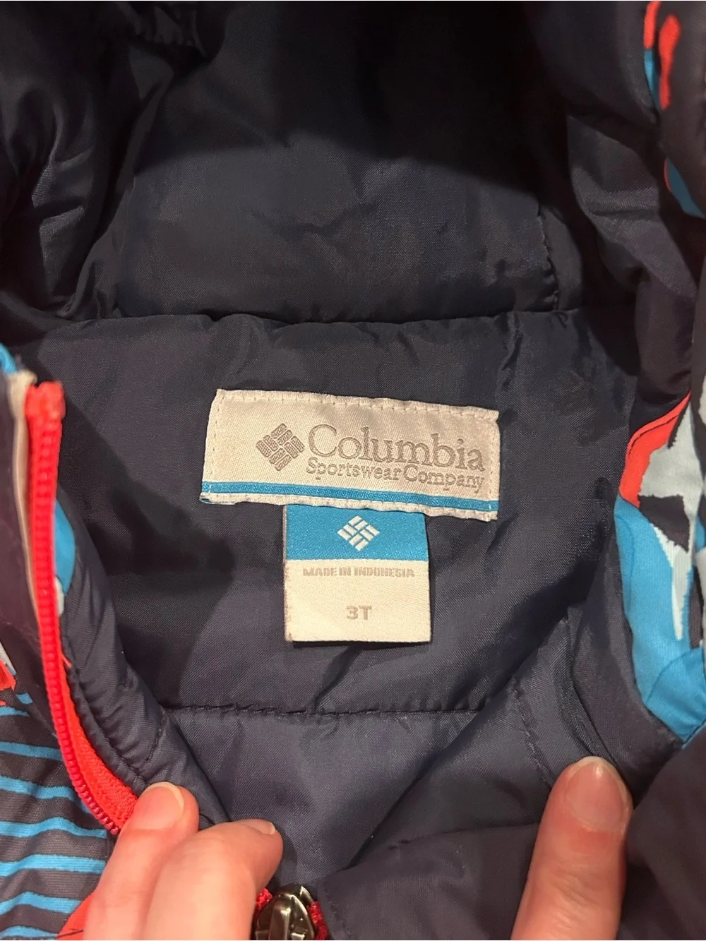 Columbia Horizon Ride II Jacket Kids 3T Blue Coral Winter Coat Hood